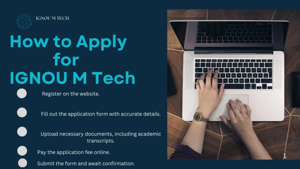 How to Apply for IGNOU M Tech