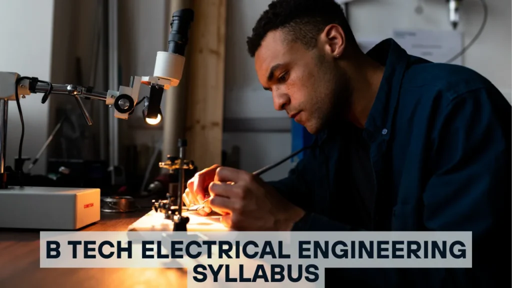 b tech electrical engineering syllabus