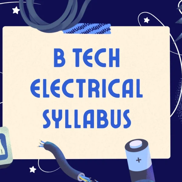 b tech electrical syllabus