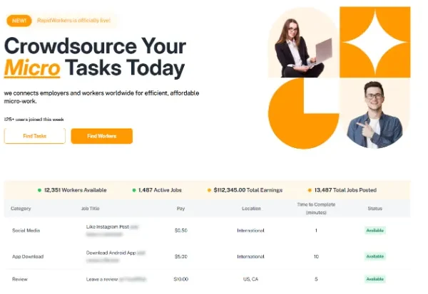 Rapidworkers Boost Your Earnings with Micro Tasks