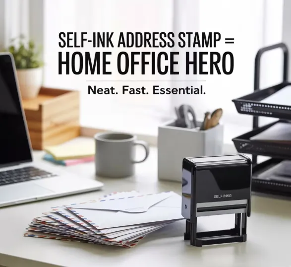 Why a Self-Ink Stamp Address Is a Must-Have for Your Home Office