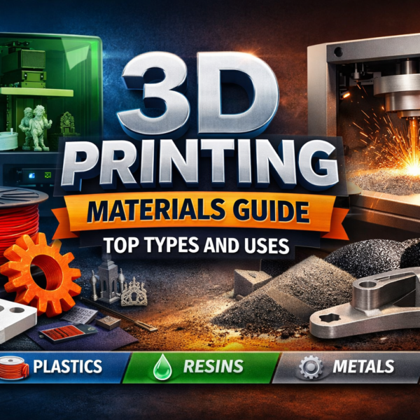 Guide to 3D Printing Materials: Top Types and Uses